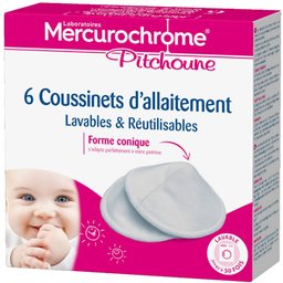 Mercurochrome Pitchoune Coussinets d'allaitement