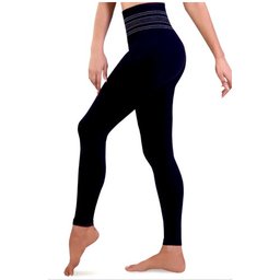 Leggings de Sport Noir Argent S/M 1ut