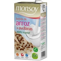 Boisson de riz aux légumes Riz aux noisettes Bio 1L