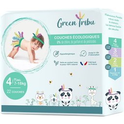 Tribu Couches écologiques bébé Maxi Taille 4