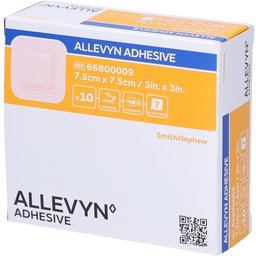 Smith & Nephew Allevyn Classic Pansement Hydrocellulaire Adhésif 7,5 x 7,5 cm 66800009