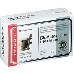 BioActive Q10 50mg 60 + 20 capsules Gratuites | ubiquinol | Énergie