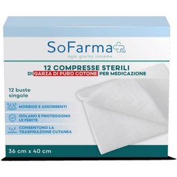 Compresse Coton 36x40cm 12uts