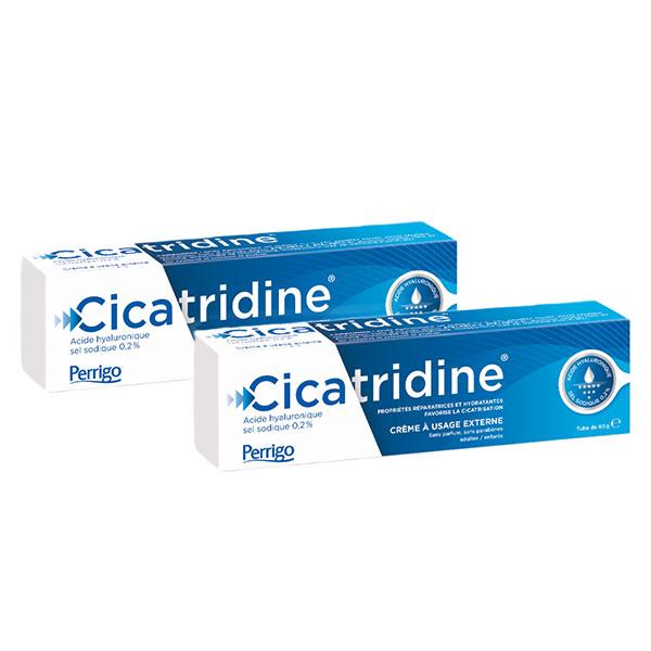 Lot de 2 - - Crème favorisant la cicatrisation à l'Acide Hyaluronique 60g