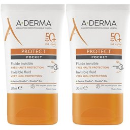 Protect Fluide solaire visage invisible Pocket - Spf50+