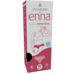 Menstrual Panty Hipster Night Heavy Flow Black Size L 1ut