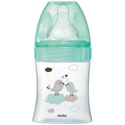 Biberon Anti-Colique Verre 0-6m Vert 150ml