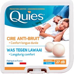 bouchons pour oreilles cire naturelle 16uds