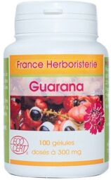 GELULES GUARANA - dosées à 300 mg poudre pure