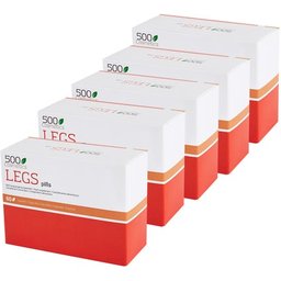 500Cosmétiques Jambes 60 Capsules x5