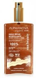 Sun Huile Sèche Scintillante Corps et Cheveux Bio 100 ml - Flacon 100 ml