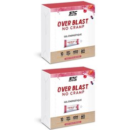 STC Nutrition Over Blast No Cramp Gel Energétique Goût Fruits Rouges