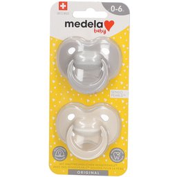 Baby Original Sucette Pastel 0-6 Mois DUO 2 tétine