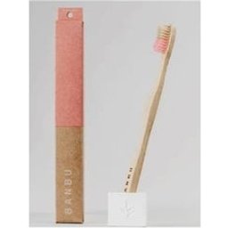 Brosse à Dents Adulte Moyenne Rose 1ut