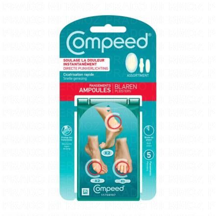 Pansements Ampoules Assortiment boite de 5
