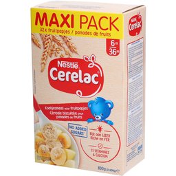 Nestlé® Cerelac Céréale Biscuitée pour la Panade de Fruits