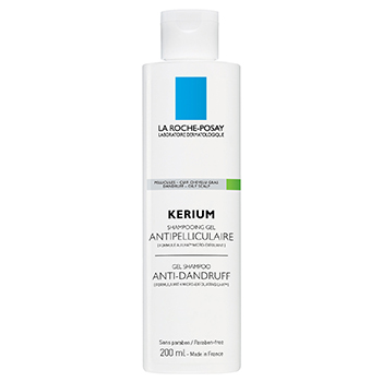 LA ROCHE-POSAY Kerium shampooing-gel antipelliculaire cuir chevelu gras flacon 200ml