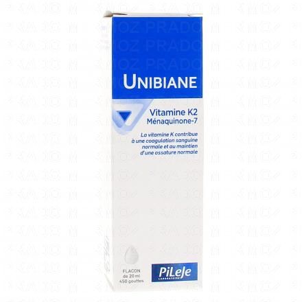 Unibiane Vitamine K2 Ménaquinone-7 flacon de 20ml