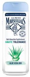 Gel Douche Hydratant Haute Tolérance Aloe Vera Bio Tous Types de Peaux 400 ml - Flacon 400 ml