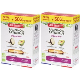 Superdiet Radis Noir Artichaut Digestion Bio