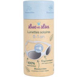 Luc & Léa Lunettes de soleil bébé végétales bleu dragé 0-1 an