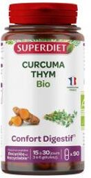 Curcuma Thym Bio 90 Gélules - Boîte 90 gélules