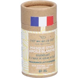 Masque Stick Argile Blanche Régénérant - Fragrance Lait d'Amande