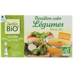 Soupe Cube Légumes Sans Sel Sans Huile Palme Bio 8x9g