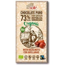 Chocolat Noir aux Noisettes 73% 150g