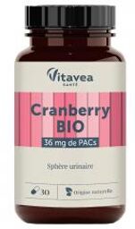 Cramberry Sphère Urinaire Bio 30 Unités - Pot 30 gélules
