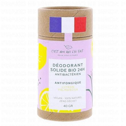 C'EST MOI QUI L'AI FAIT Déodorant Solide Bio 24h Citron Palmarosa 40g