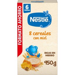 Nestlé Papillas 8 Cereales con Miel 950g