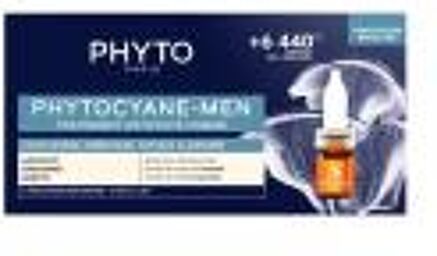 Phytocyane Men Traitement Antichute Homme - Chute Sévère Héréditaire Cheveux Clairsemés - 12 Fioles X 3,5 ml - Boîte 12 fioles de 3,5 ml