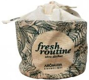 Fresh Routine - Pochon 5 cotons + 1 gant + 1 filet