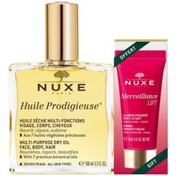 Huile Prodigieuse 100ml + Merveillance Lift Crème Poudrée 15ml