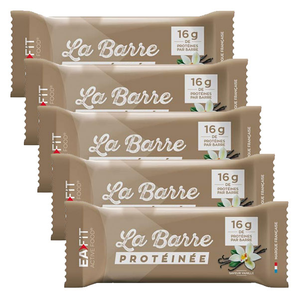 La Barre Protéinée Goût Vanille 46g - Lot de 5