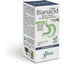 Neobianacid Menthe Comprimes - Brûlures d'estomac, Reflux acide et Digestion difficile - 14 comprimés
