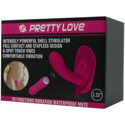 Joli stimulateur d'amour en coquillage télécommandé 1pc