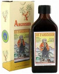Jus pur d'Argousier Bio - Bouteille de 200ml - SUCRÉ