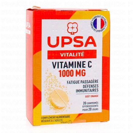 Vitamine C 1000mg effervescent 20 comprimés