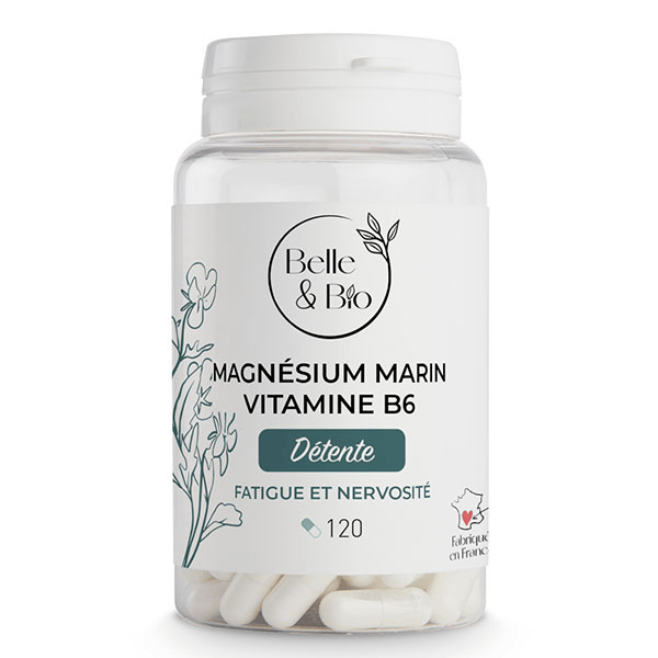 Magnésium Marin et Vitamine B6 120 gélules
