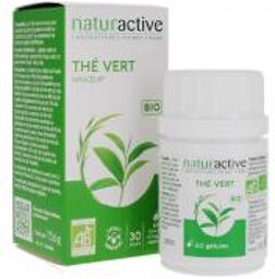 Thé Vert Bio - Minceur - 60 Gélules - Pot 60 gélules