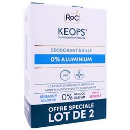 Déodorant à Bille 0% Aluminium 2x30 ml