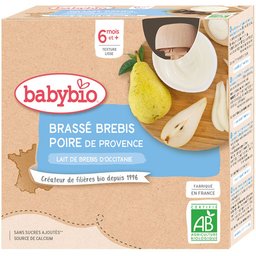 Brassé Brebis Poire DE Provence dès 6 mois