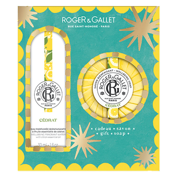 Coffret Eau Parfumée Bienfaisante Cédrat 30ml et Savon 100g