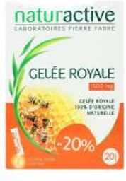 Gelée Royale 1500 mg 20 Sticks - Boîte 20 sticks de 10 ml