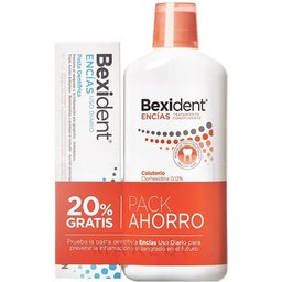 Bexident Pack Bain de bouche 500ml +Pasta 75ml