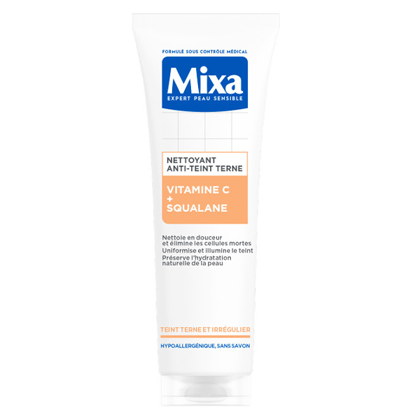 Nettoyant Anti-teint terne à la Vitamine C et au Squalane