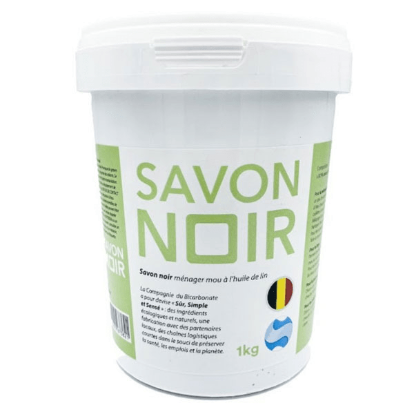 Savon noir mou à l'huile de lin 1 KG