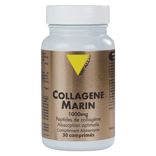 Collagène Marin Hydrolysé Pur Français Beauté & Articulaire 1000mg - 30 comprimés